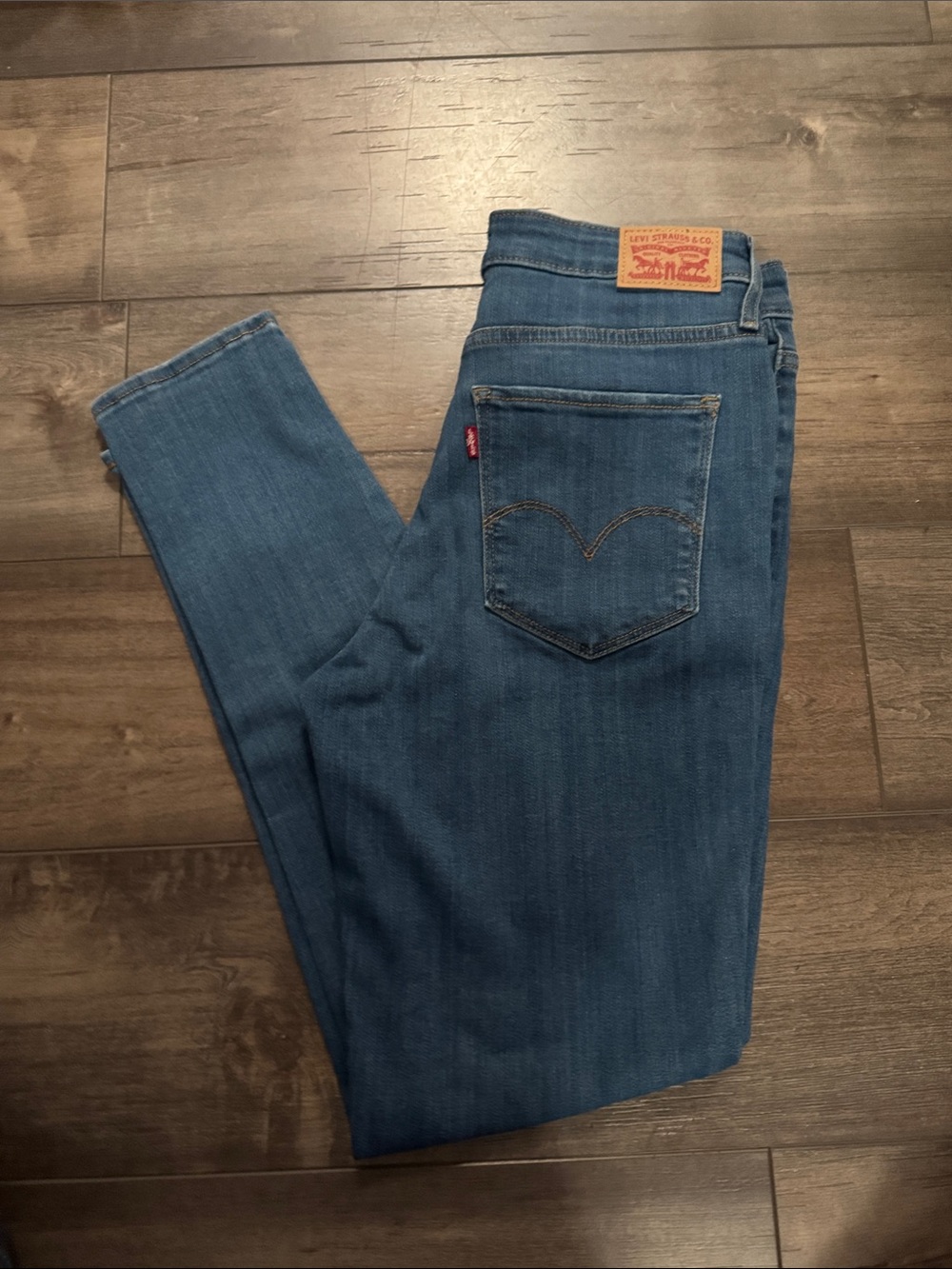Levi's Medium Blue High Rise Jeans